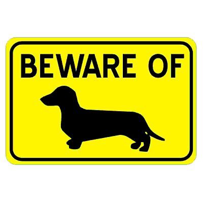 beware-dachshund